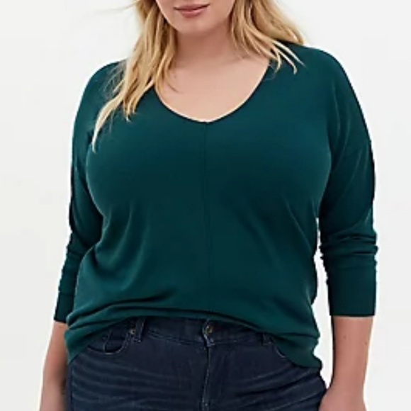 Torrid Pullover Drop Shoulder Sweater - Picture 1 of 8